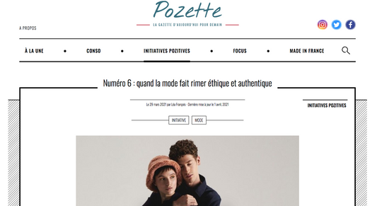 Pozette Magazine avec Numero 6
